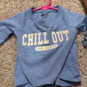 Crazy 8 Blue 'Chill Out Girl Squad' Long Sleeve Tee